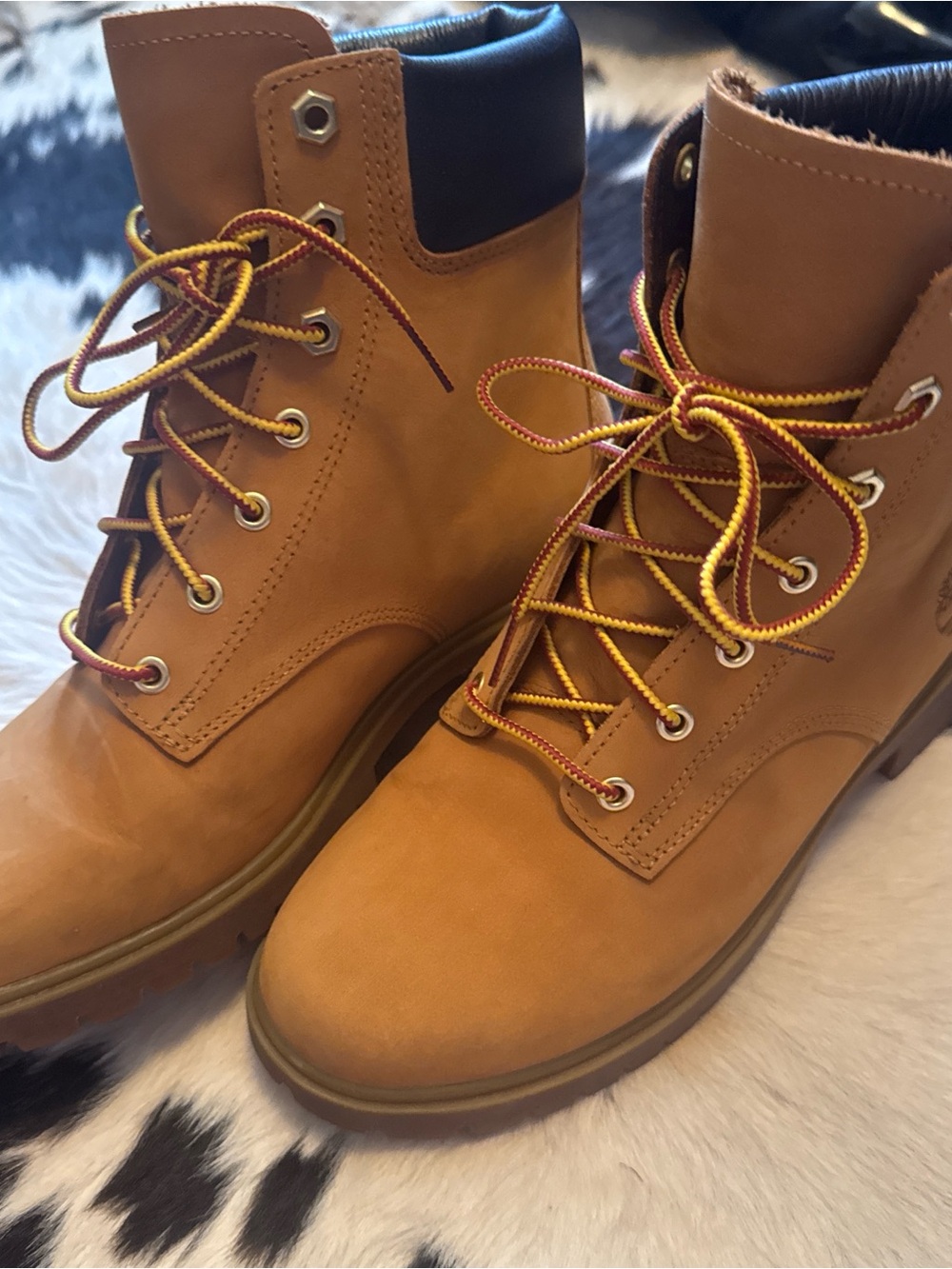 Timberland Wheat Lace-Up Classic Work Boots